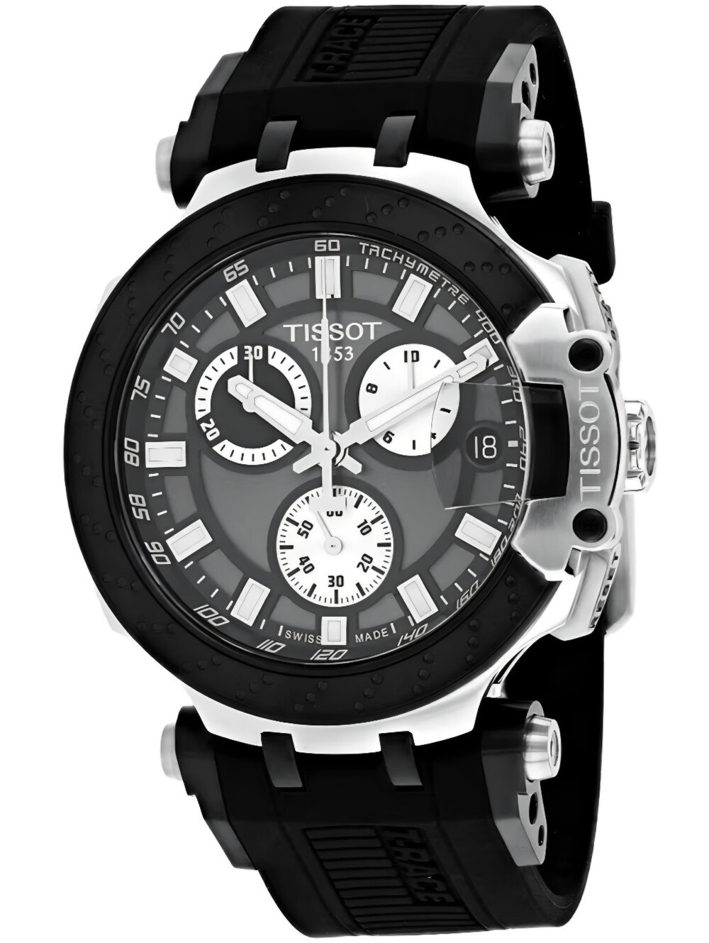 Tissot Men's T-Race Chronograph 42mm Watch T115.417.27.061.00 - Steel Case